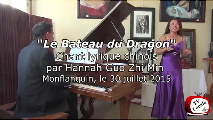 Hannah Guo Zhi Min, chanteuse lot-et-garonnaise lyrique d'origine chinoise, chante 